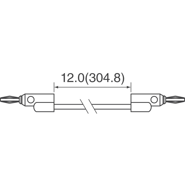 B-12-1 Pomona Electronics  Test Leads - Banana, Meter Interface